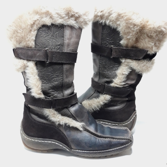 Spring Step leather Knee Winter Boots Size - Picture 1 of 10